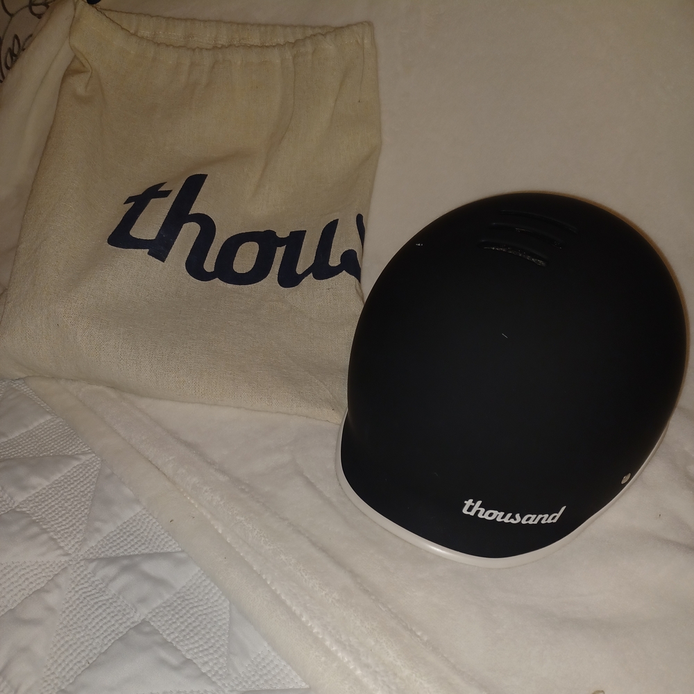 Thousand Black Helmet with Bag